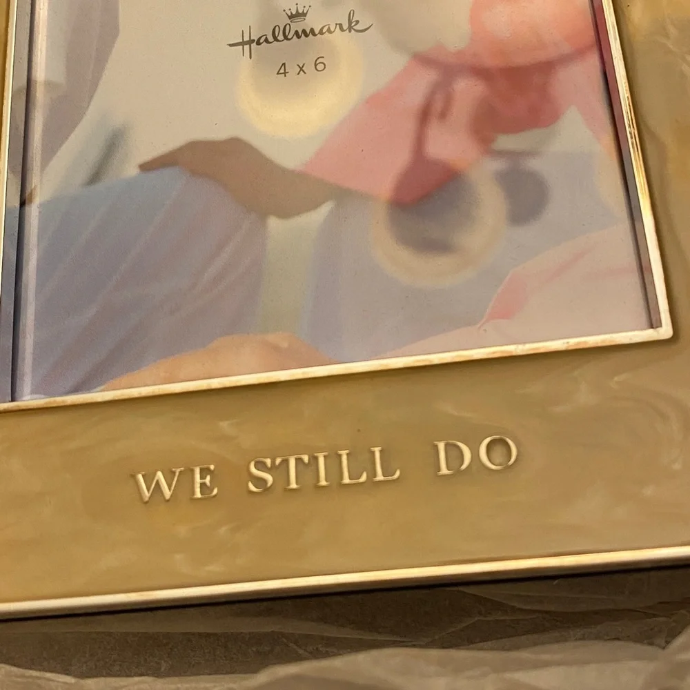 LAST HALLMARK Double 4x6 Anniversary Picture Frame